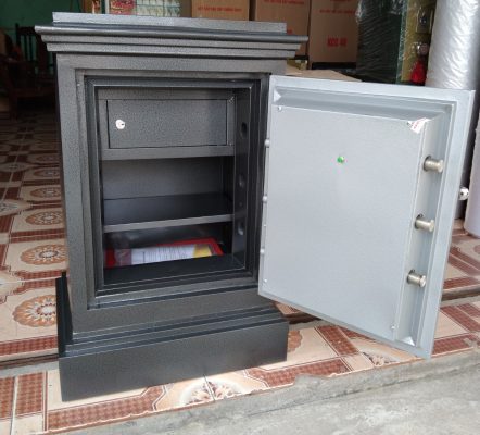 Két Sắt Điện Tử BN80-DT, Đen Ghi, Việt Tiệp, Nặng 100kg, Két Sắt Bắc Ninh, Két Sắt Việt Tiệp Bắc Ninh.