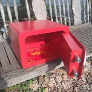 Két Sắt Điện Tử Mini KS 24, Xanh, Việt Tiệp, Nặng 7kg, Két Sắt Bắc Ninh, Két Sắt Việt Tiệp Bắc Ninh.