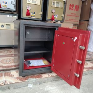 Két Sắt Điện Tử BN58-DT, Đen Đỏ, Việt Tiệp, Nặng 55kg, Két Sắt Bắc Ninh, Két Sắt Việt Tiệp Bắc Ninh.