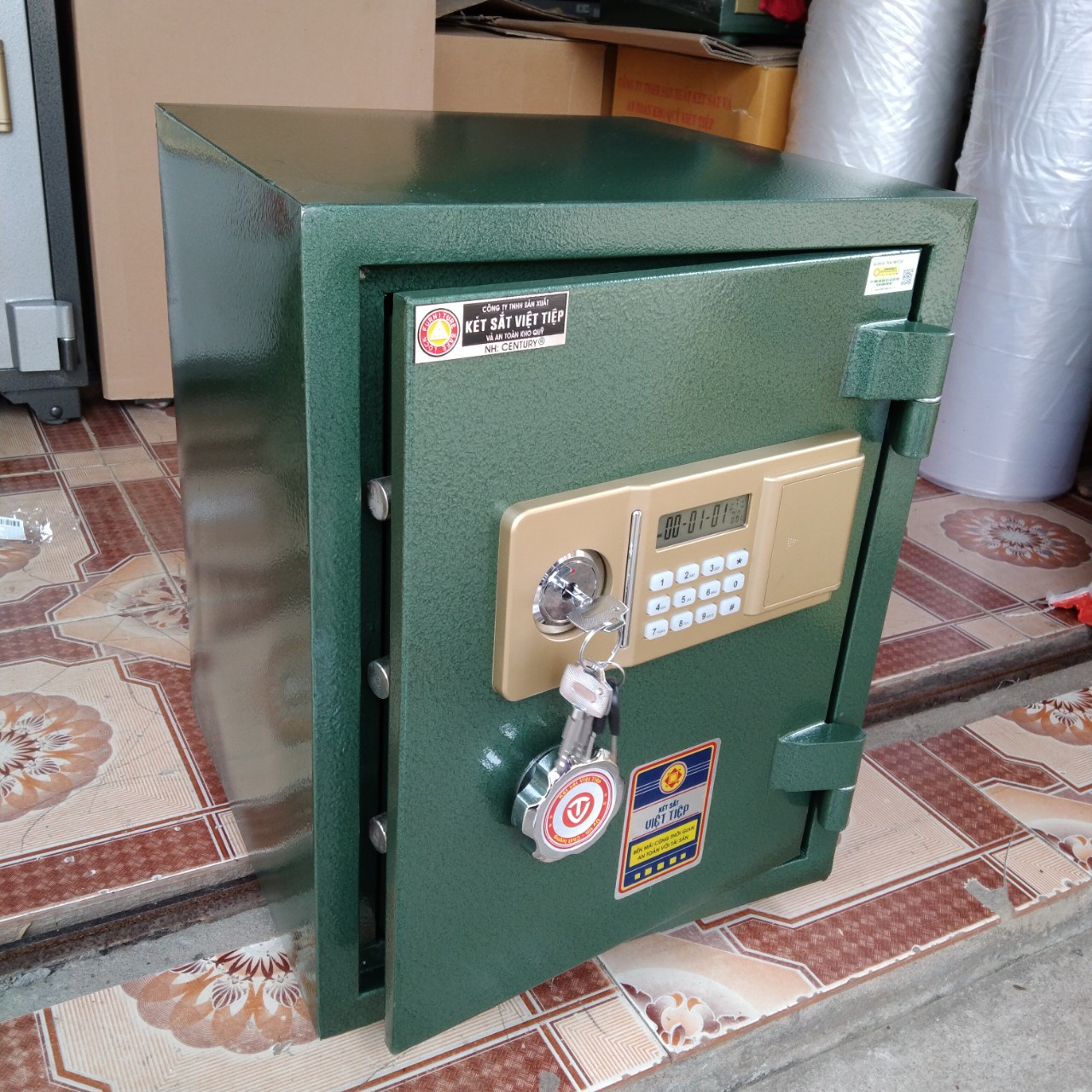 Két Sắt Điện Tử BN58-DT, Xanh Xanh, Việt Tiệp, Nặng 55kg, Két Sắt Bắc Ninh, Két Sắt Việt Tiệp Bắc Ninh. Két Sắt Điện Tử BN58-DT, Xanh Xanh, Việt Tiệp, Nặng 55kg, Két Sắt Bắc Ninh, Két Sắt Việt Tiệp Bắc Ninh.