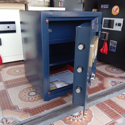 Két Sắt Điện Tử BN58-DT, Xanh Cô Ban, Việt Tiệp, Nặng 55kg, Két Sắt Bắc Ninh, Két Sắt Việt Tiệp Bắc Ninh.