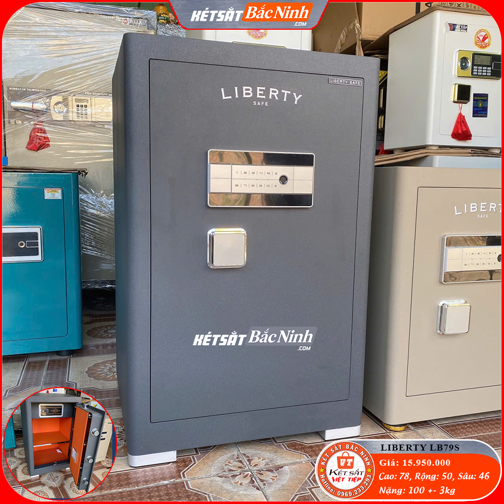 Liberty LB79S - 1 Két Sắt Liberty Bắc Ninh, Két Sắt Bắc Ninh, Đại Lý Chính Hãng Liberty Tại Bắc Ninh - Hotline: 0969.233.293